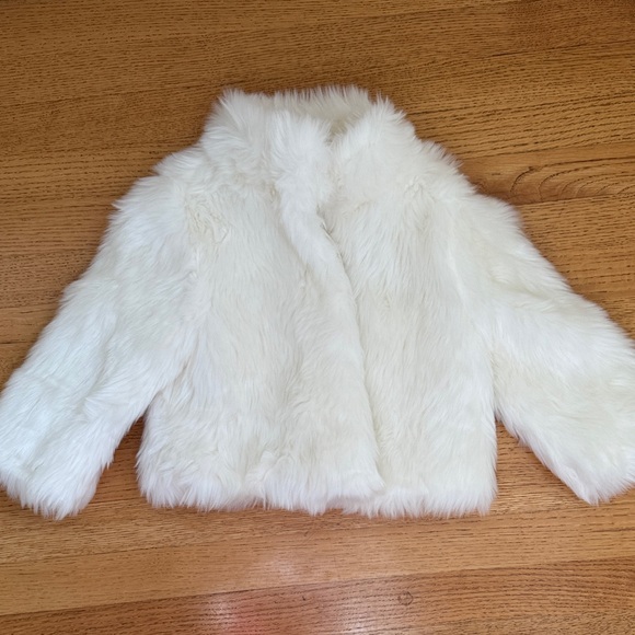 Janie and Jack Other - American Girl® x Janie and Jack "Soft as Snow" fur jacket 7/8